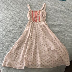 Vintage 70s Floral Sun Dress